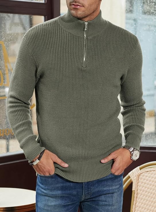 Edgar | Pull Stylé pour Hommes | Fermeture éclair