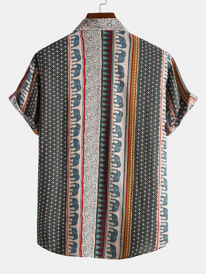 Bjorn | Chemise Raffiné Pour Hommes | Manche Courte