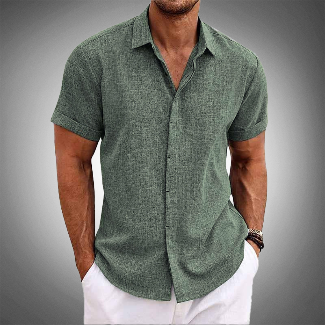Chemise Décontracté Pour Hommes | Manche Court