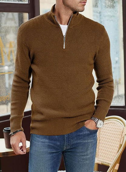 Edgar | Pull Stylé pour Hommes | Fermeture éclair