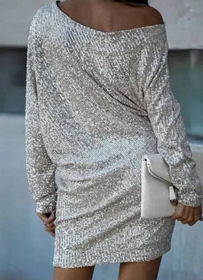 Robe à Paillettes Rayonnant Pour Femme | Mini