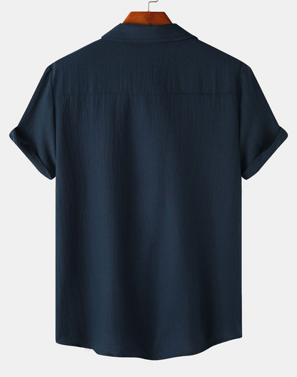 Jules | Chemise Boutonné Pour Hommes | Manche Courte