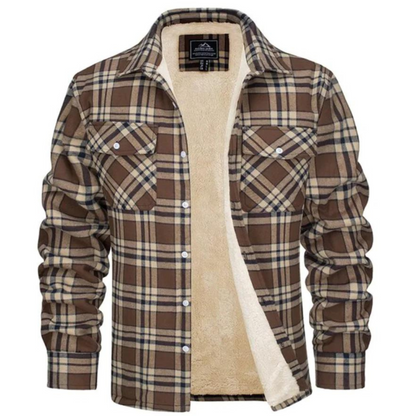 Veste À Carreaux Pour Hommes | Court