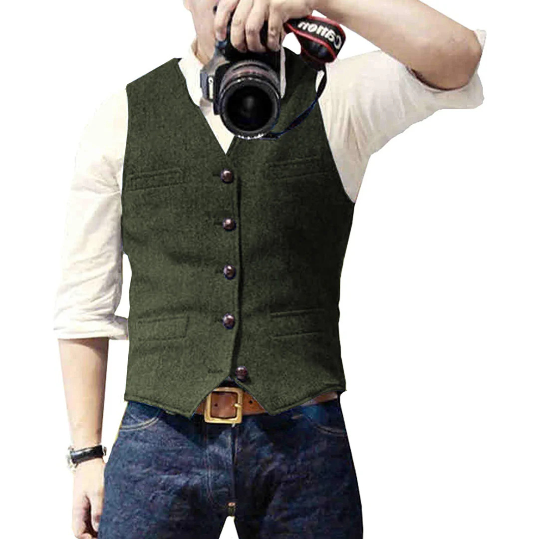 Gilet Élégant Pour Hommes
