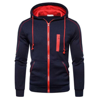 Arthur | Sweat à Capuche Stylisé Pour Hommes | Fermeture à éclair