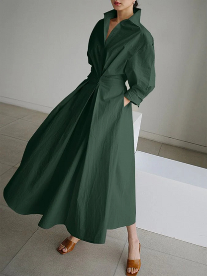 Robe Chemise Classique Pour Femme | Maxi