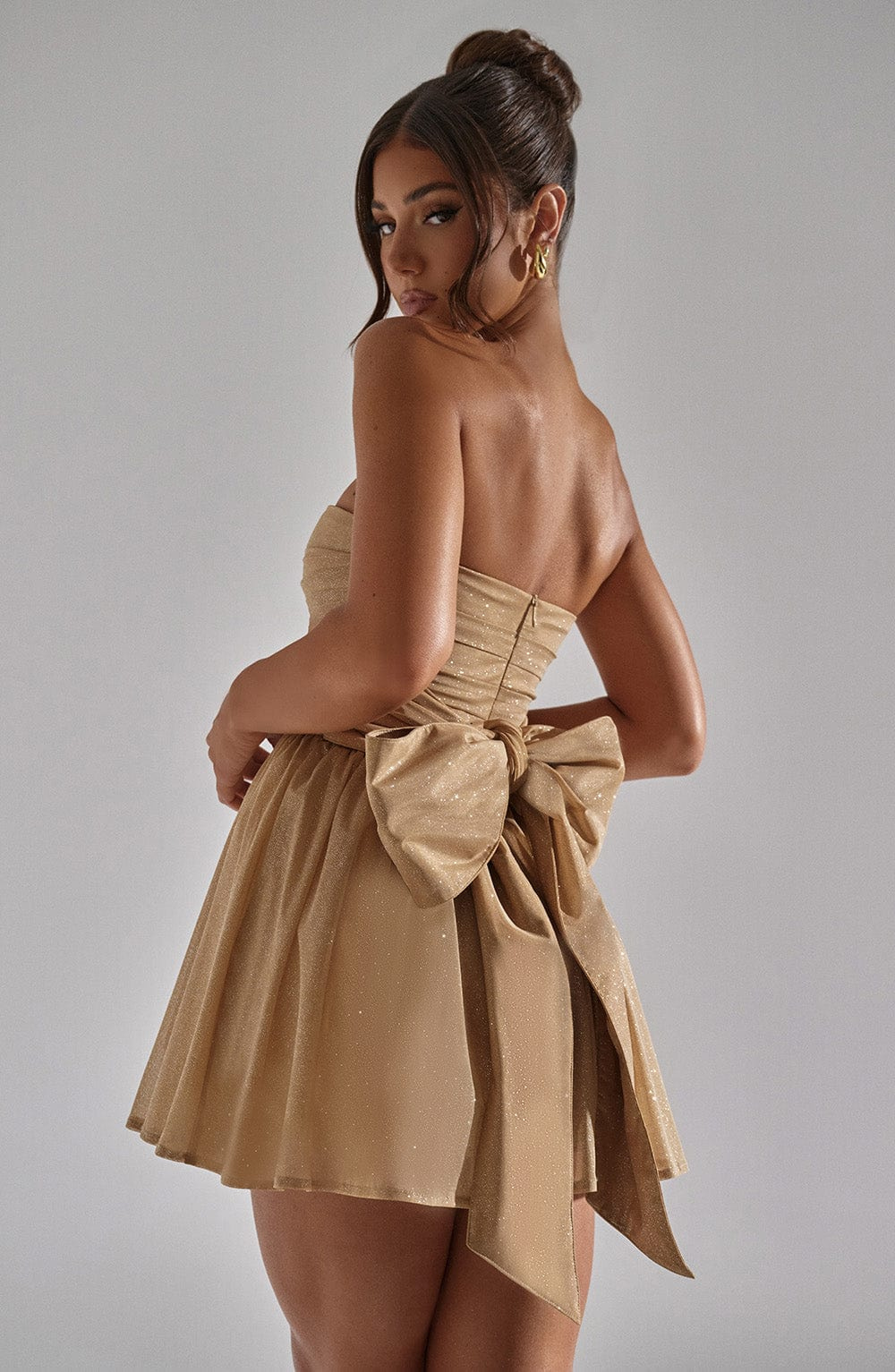 Robe de Cocktail Sans Bretelles Pour Femme | Mini
