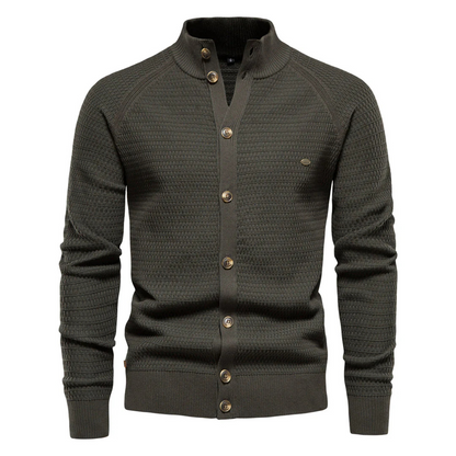 Hans | Cardigan Fermeture par Bouton Pour Hommes | Chaud