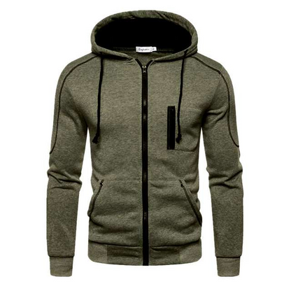 Arthur | Sweat à Capuche Stylisé Pour Hommes | Fermeture à éclair