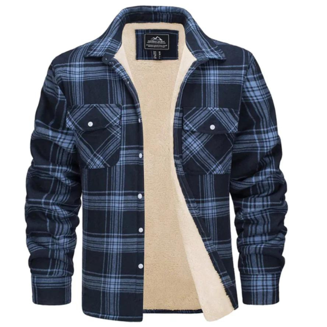 Veste À Carreaux Pour Hommes | Court