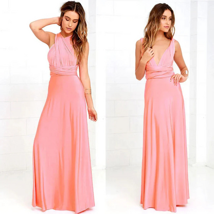 Robe d'été Dos Nu Pour Femme | Maxi