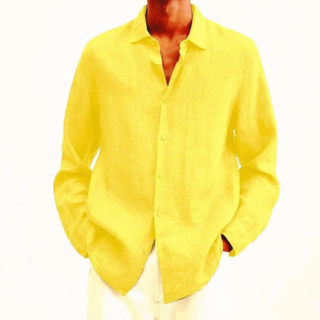Chemise Coupe Ample Pour Hommes | Manche Longue