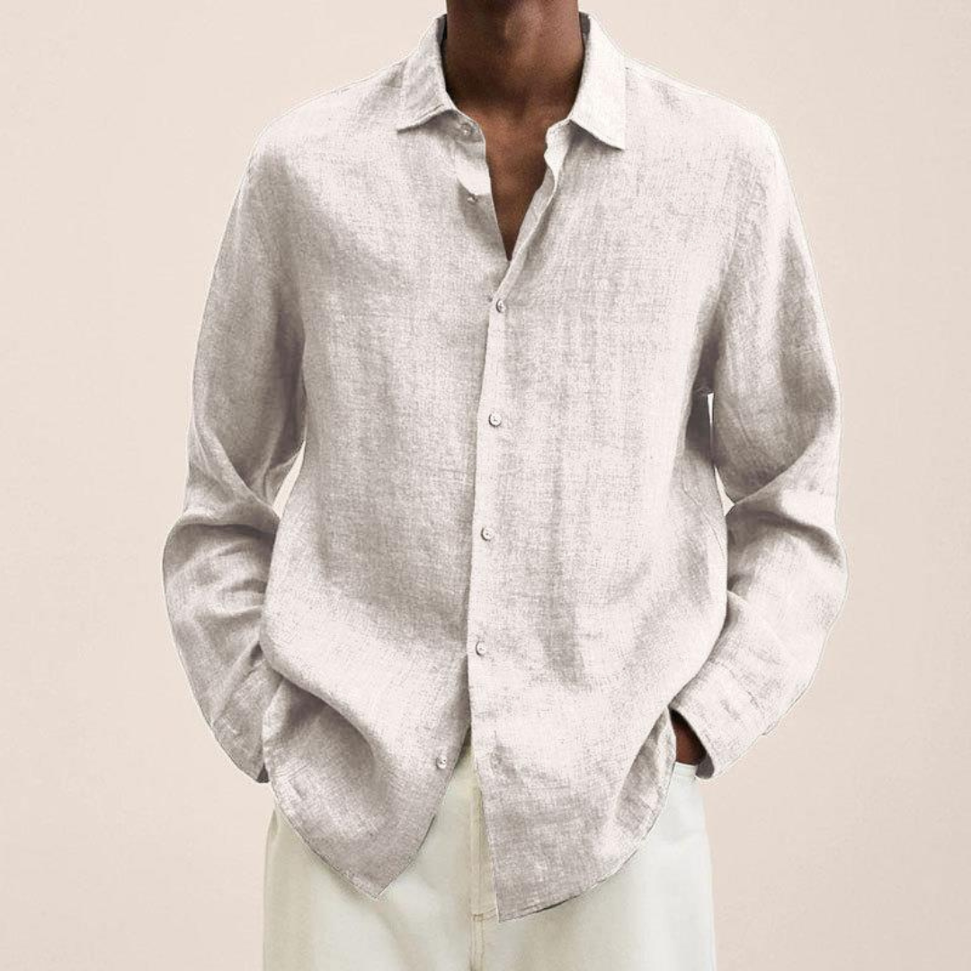 Chemise Coupe Ample Pour Hommes | Manche Longue