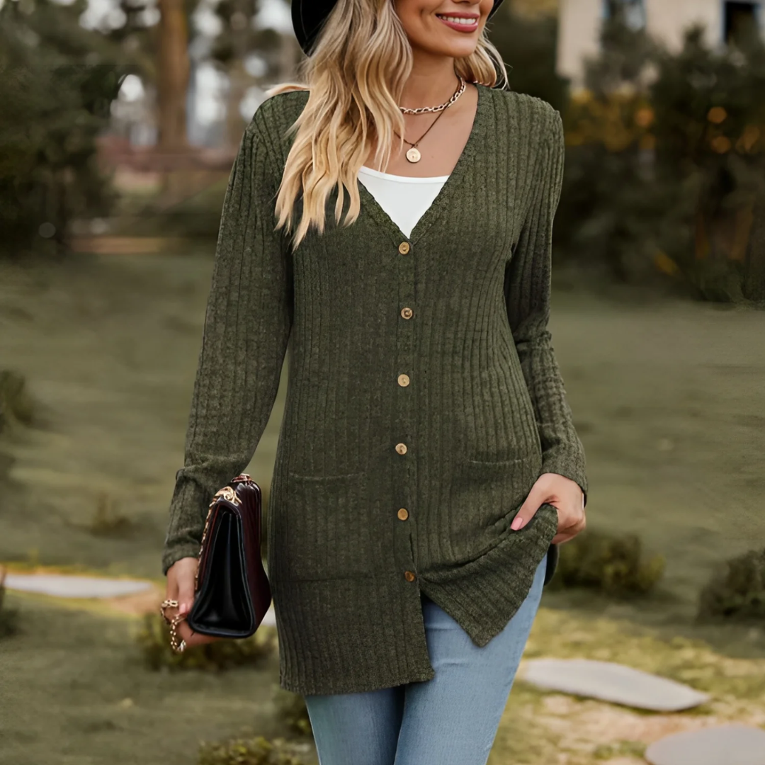 Enora | Cardigan Tricoté Pour Femme | Chaud