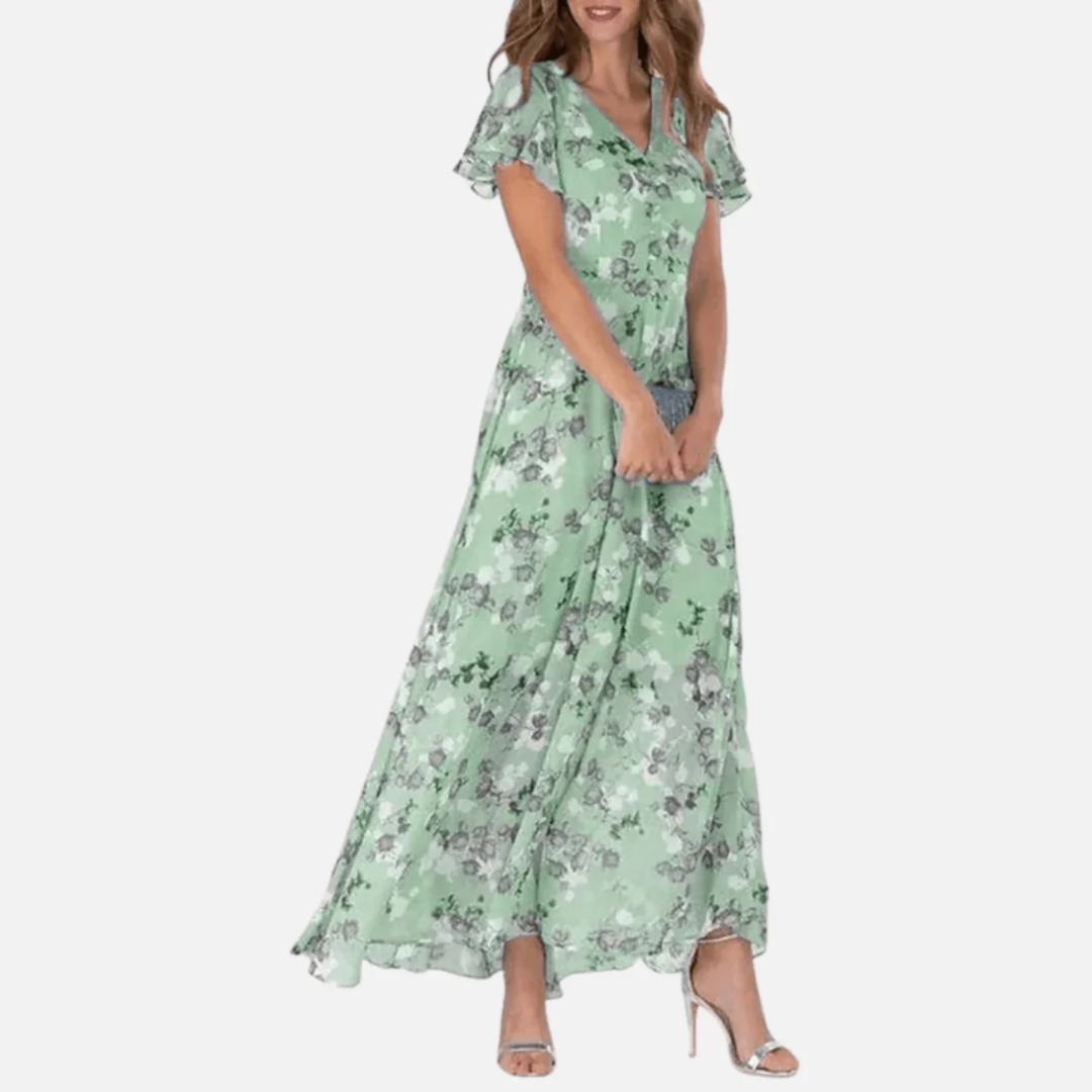 Lexie | Robe d'été Fleurie Pour Femme | Maxi