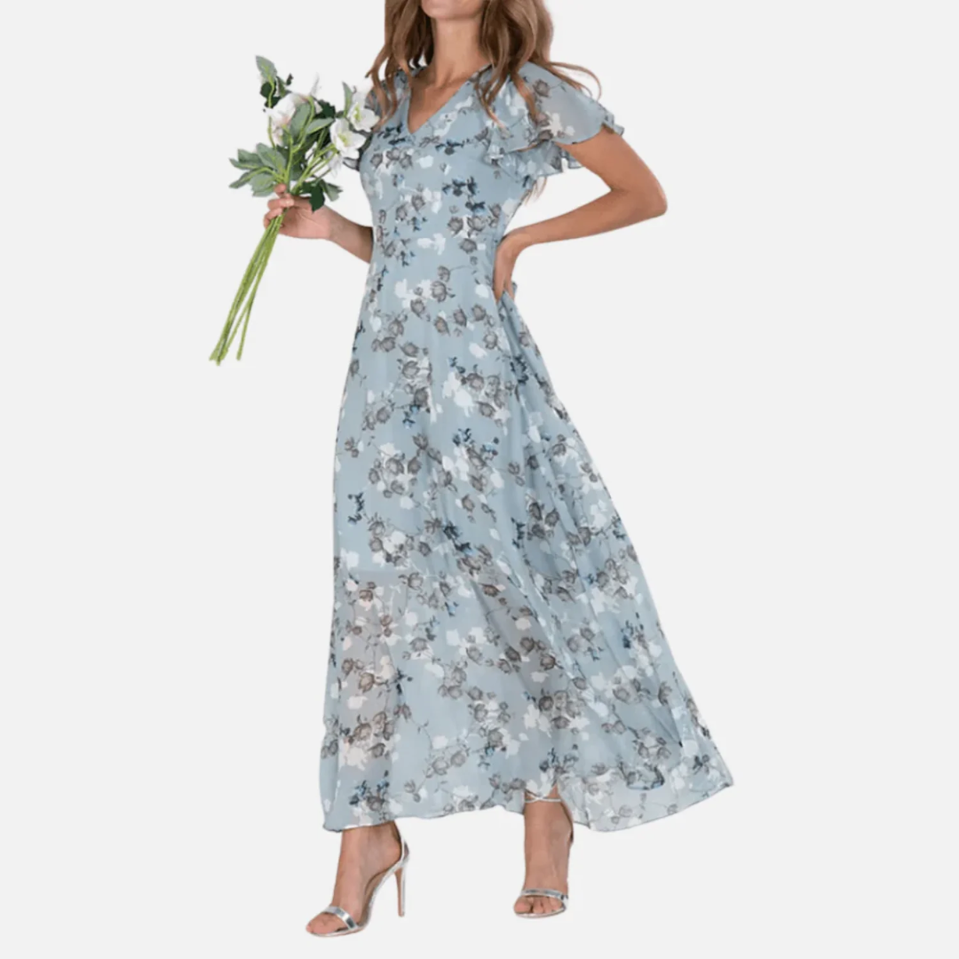 Lexie | Robe d'été Fleurie Pour Femme | Maxi