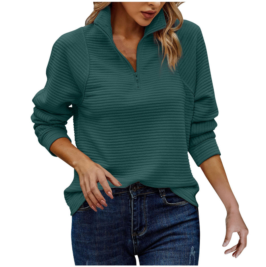 Marie | Elégant pull zippé