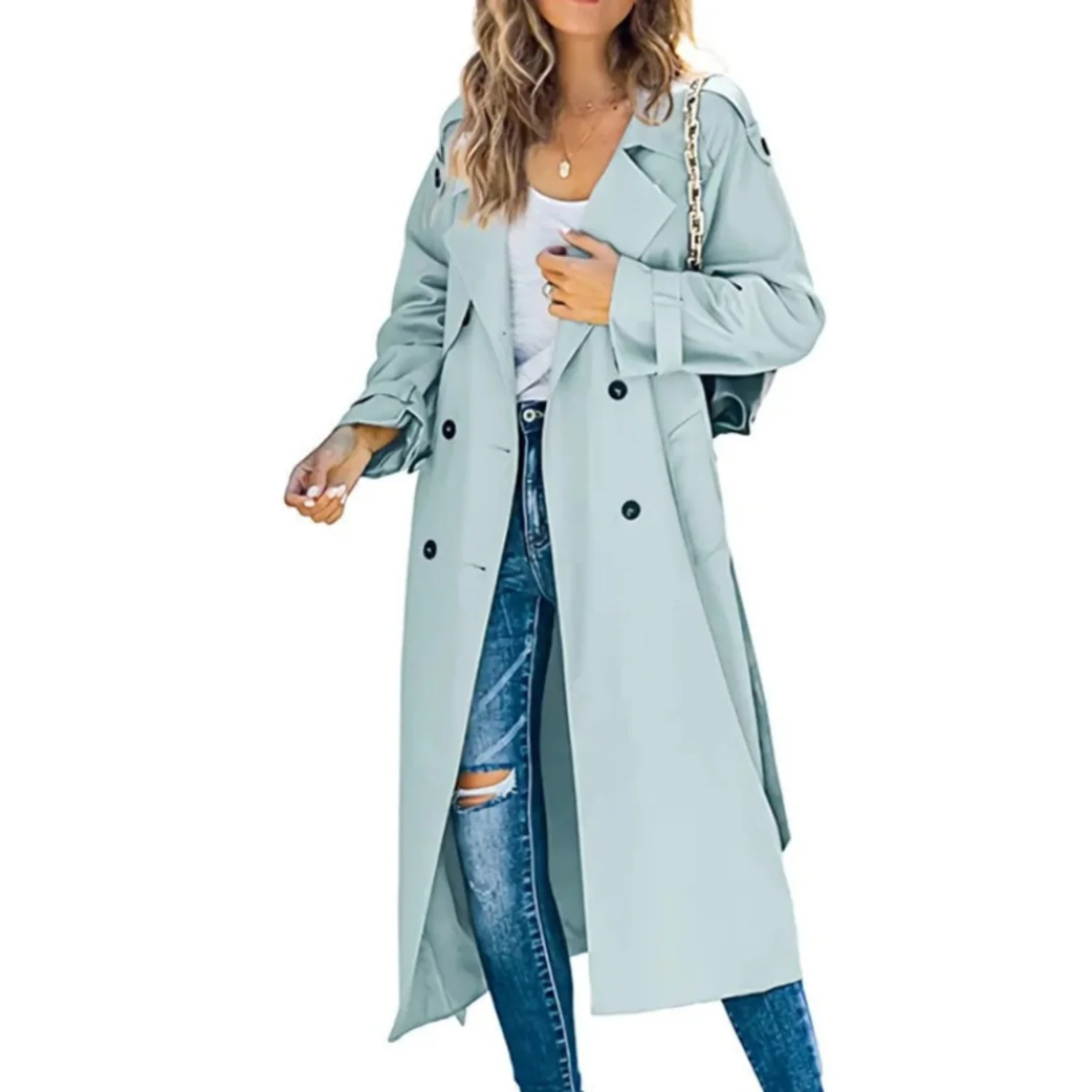 Meghan | Trench Longue Pour Femme | Imperméable