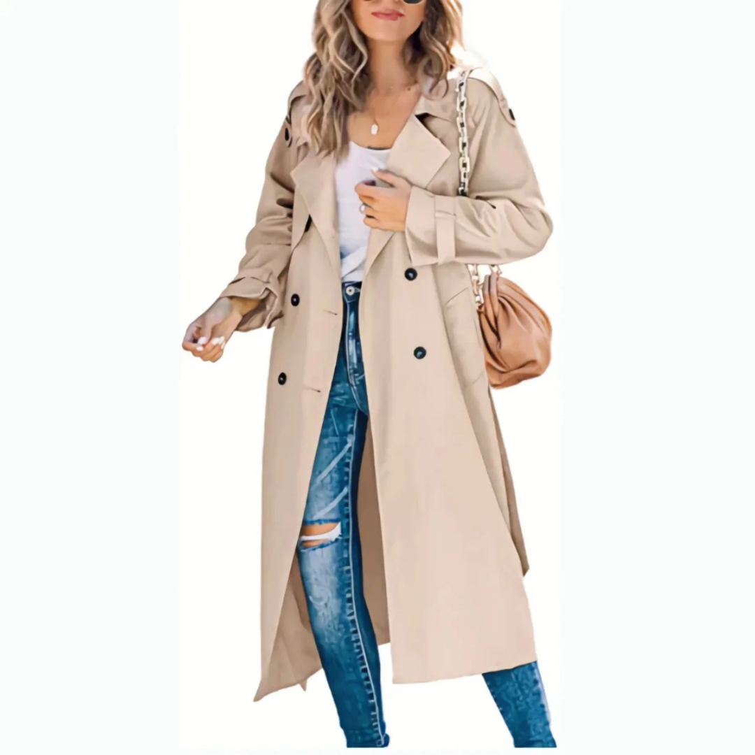 Meghan | Trench Longue Pour Femme | Imperméable
