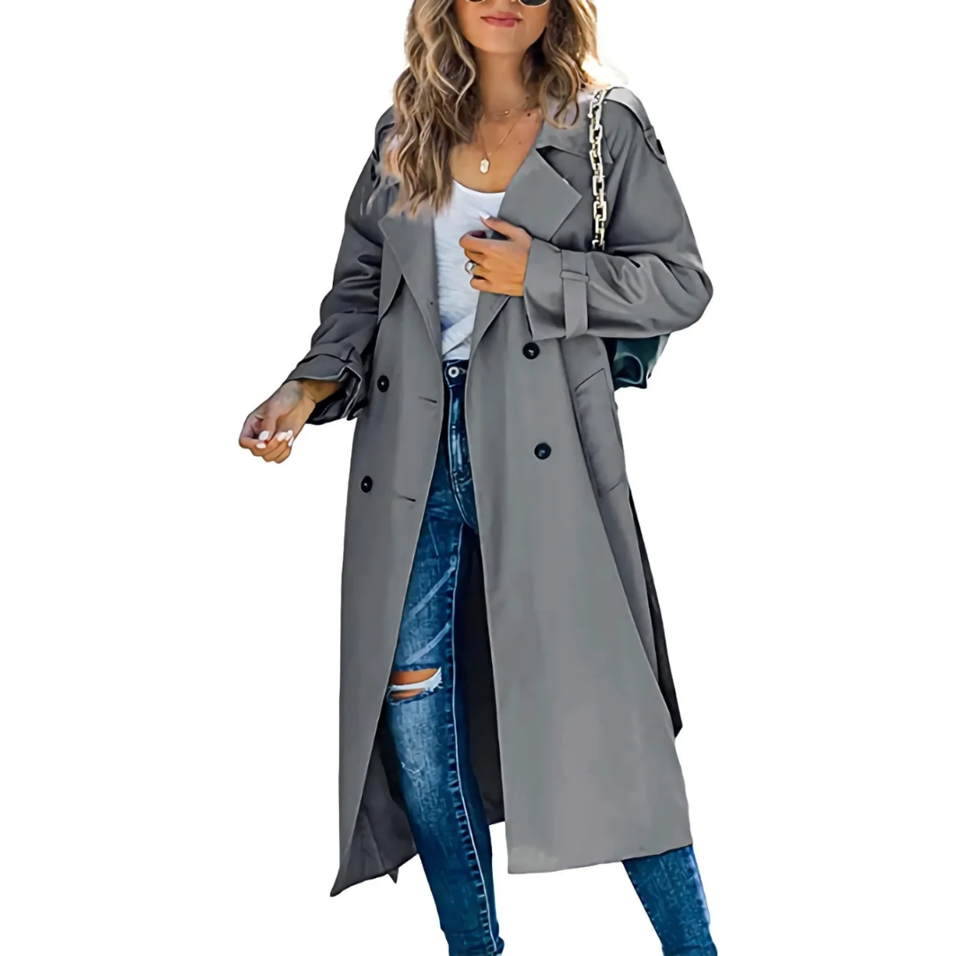 Meghan | Trench Longue Pour Femme | Imperméable