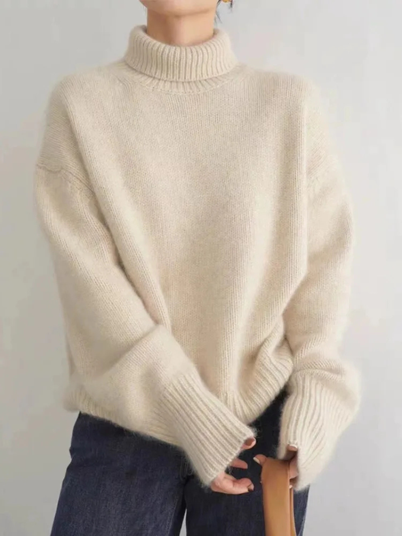 Pull Col Roulé Pour Femme | Chaud
