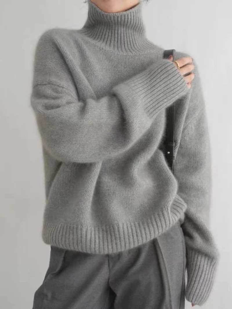 Pull Col Roulé Pour Femme | Chaud