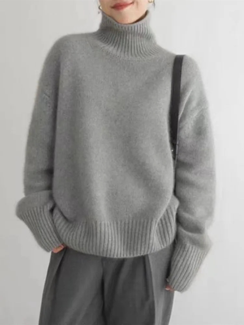 Pull Col Roulé Pour Femme | Chaud