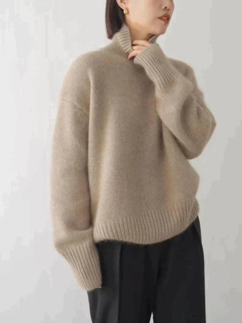 Pull Col Roulé Pour Femme | Chaud