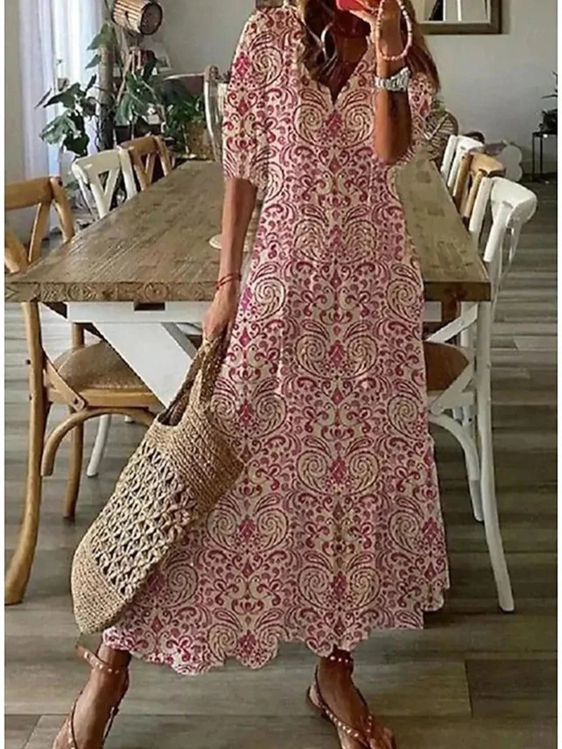 Robe d'été Charmant Pour Femme | Maxi