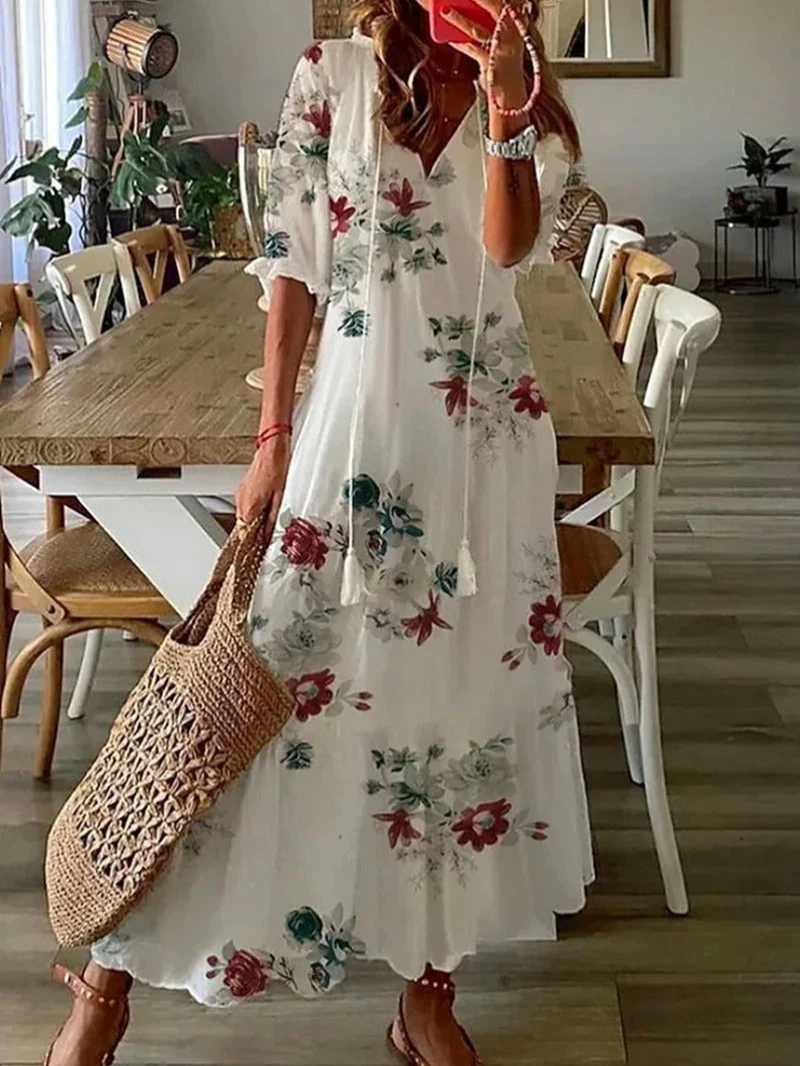 Robe d'été Charmant Pour Femme | Maxi