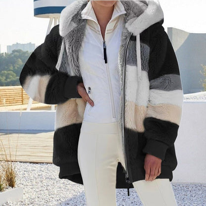 Madelaine | Veste Peluche pour Femme | Hiver