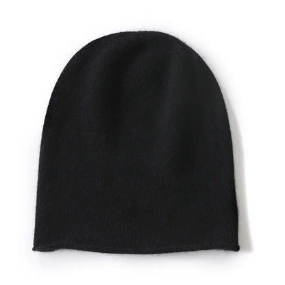 Bonnet Tricoté 100% Cachemire Unisexe Chaud Décontracté Hiver