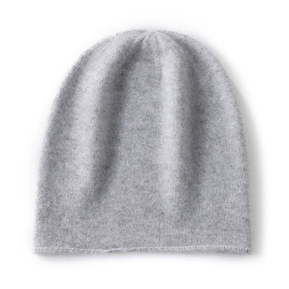 Bonnet Tricoté 100% Cachemire Unisexe Chaud Décontracté Hiver