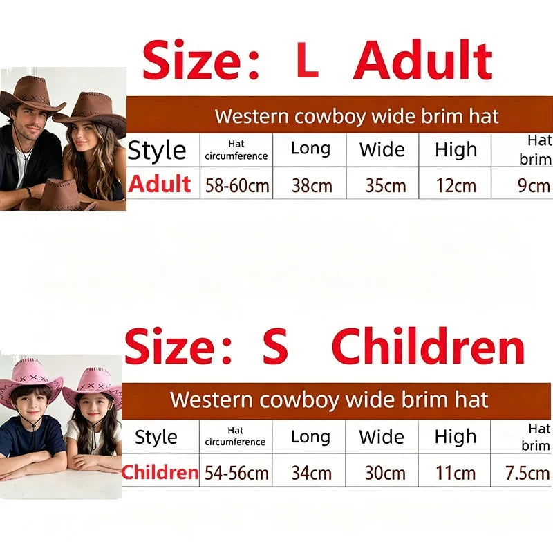 Chapeau de Cowgirl en Polyester Style Western pour Mariage