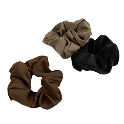 Chouchou Effet Satin Élastique pour Queue de Cheval