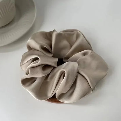 Chouchou Effet Satin Élastique pour Queue de Cheval