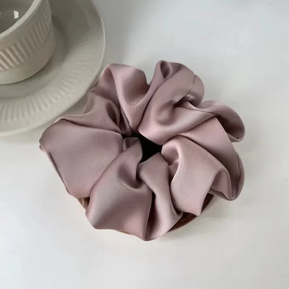 Chouchou Effet Satin Élastique pour Queue de Cheval