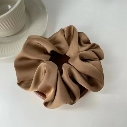 Chouchou Effet Satin Élastique pour Queue de Cheval
