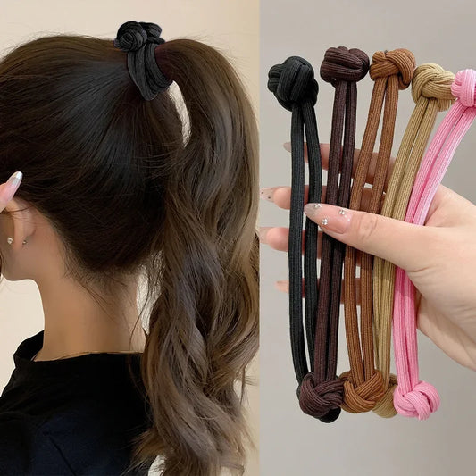 Chouchou Élastique en Tissu Haute Élasticité pour Femme