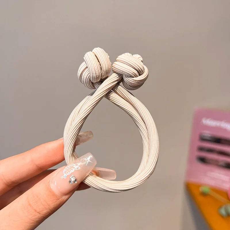 Chouchou Élastique en Tissu Haute Élasticité pour Femme