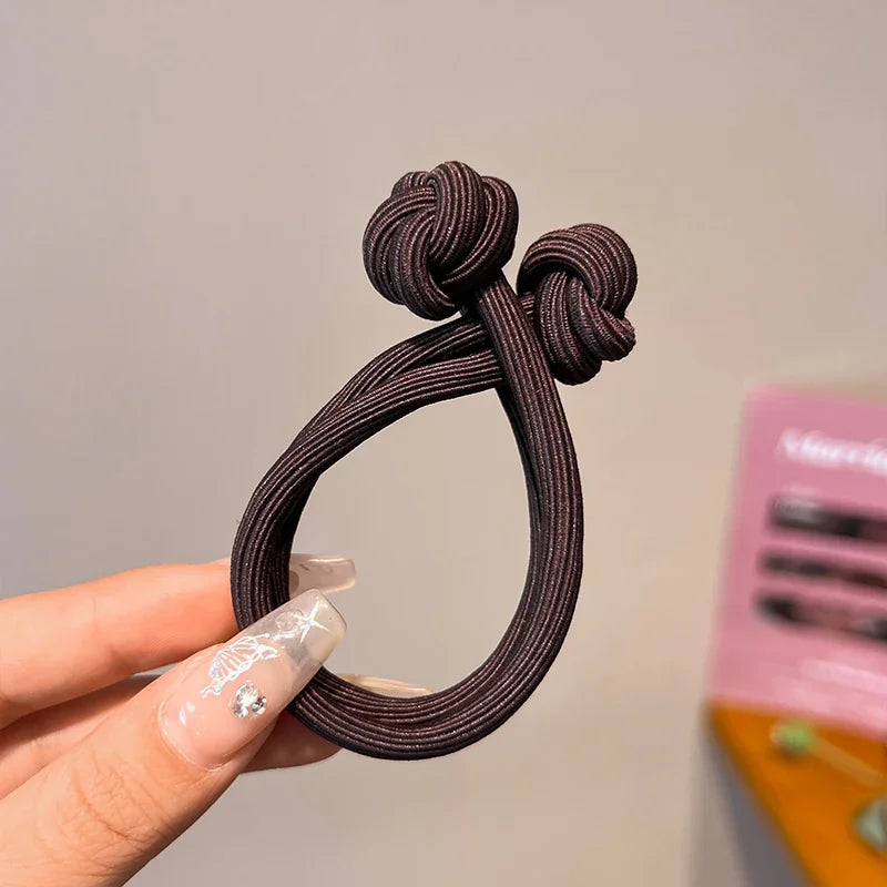 Chouchou Élastique en Tissu Haute Élasticité pour Femme