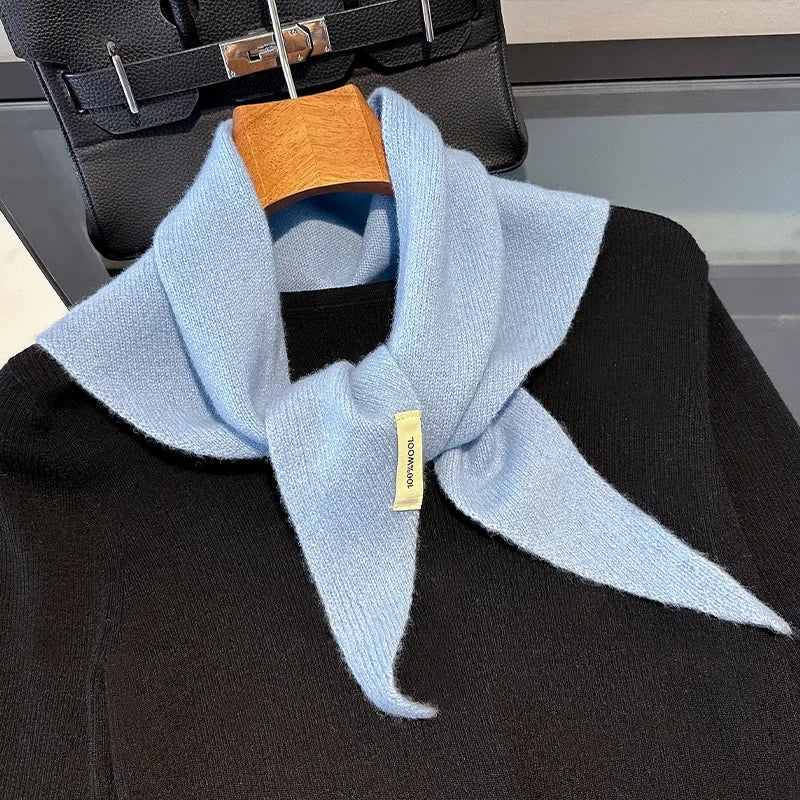 Écharpe Longue 100% Laine Hiver pour Femme Style Pashmina Châle