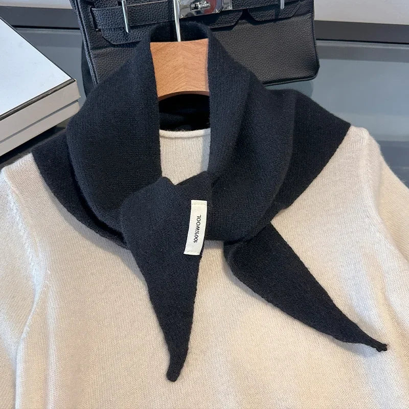 Écharpe Longue 100% Laine Hiver pour Femme Style Pashmina Châle