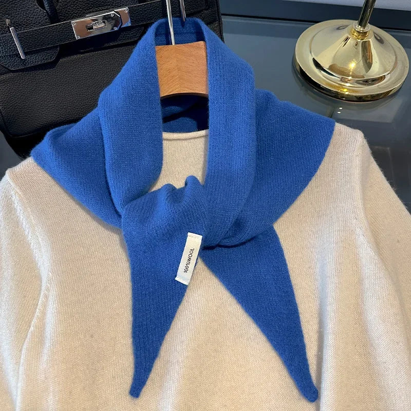 Écharpe Longue 100% Laine Hiver pour Femme Style Pashmina Châle