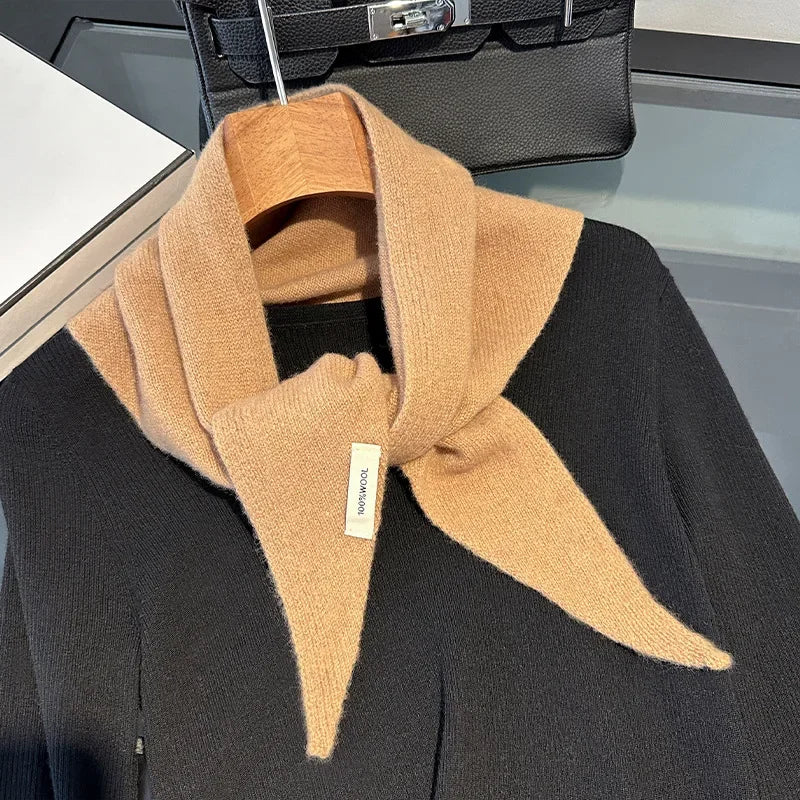 Écharpe Longue 100% Laine Hiver pour Femme Style Pashmina Châle
