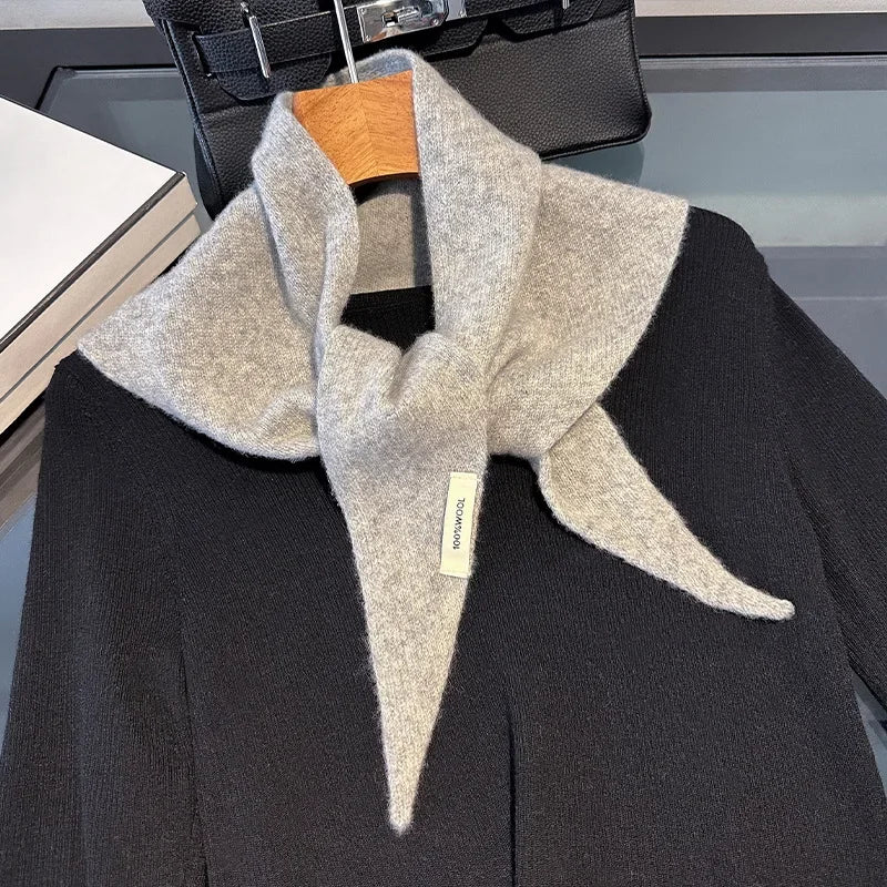 Écharpe Longue 100% Laine Hiver pour Femme Style Pashmina Châle