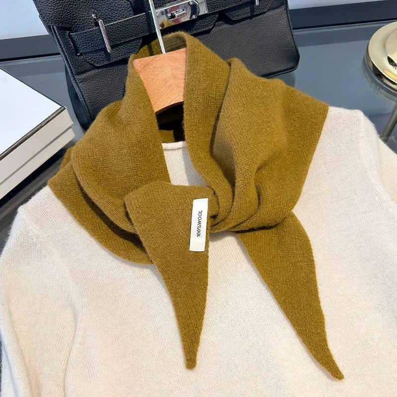 Écharpe Longue 100% Laine Hiver pour Femme Style Pashmina Châle