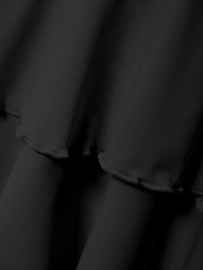 Jupe Courte Taille Haute en Maille Stretch Coupe Ajustée