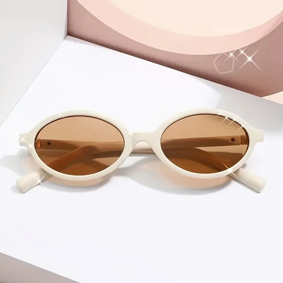 Lunettes Ovales Y2K Petite Monture Vintage UV400
