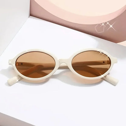 Lunettes Ovales Y2K Petite Monture Vintage UV400